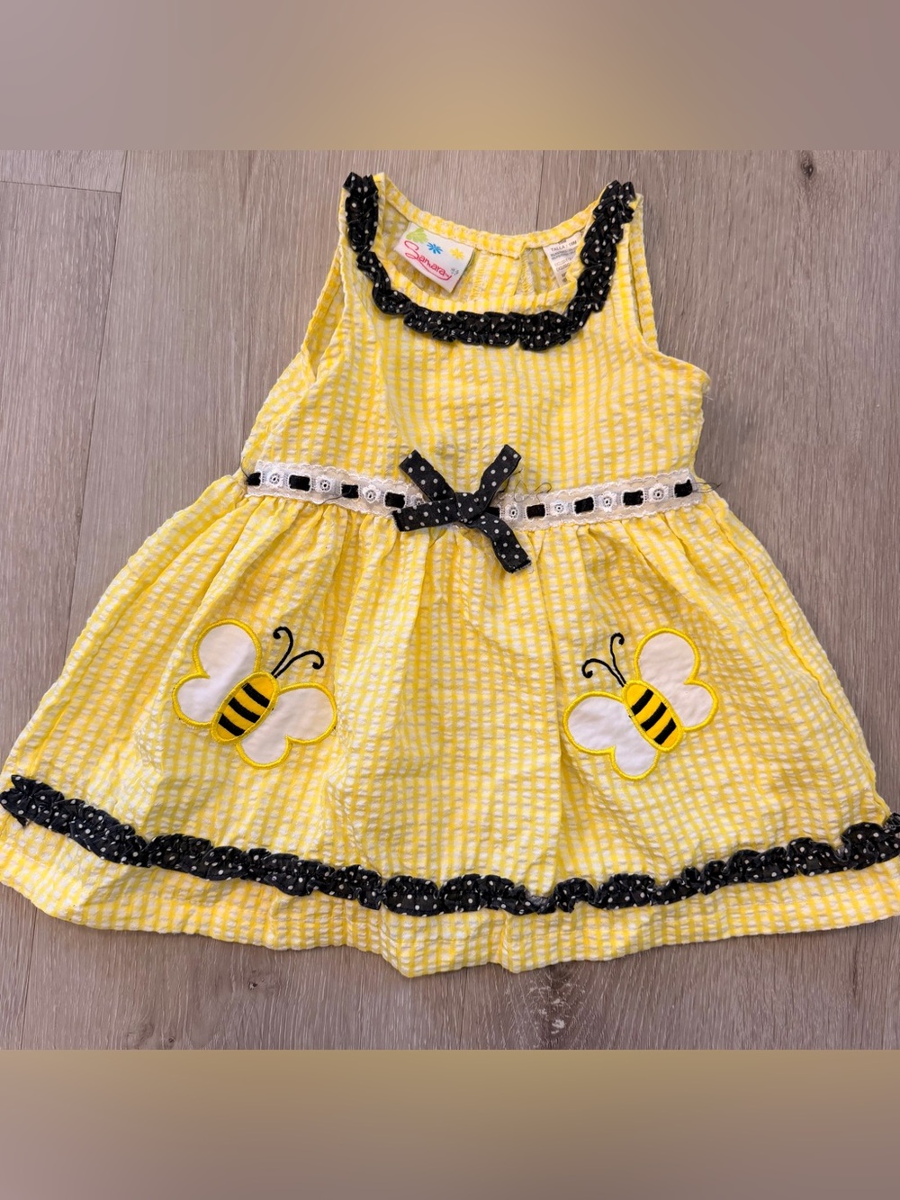 Samara Yellow Gingham Bumblebee
Seersucker Dress
